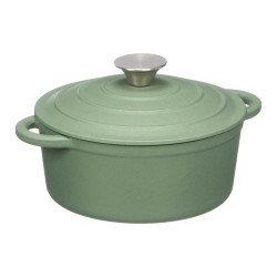 CASSERUOLA GHISA VERDE 20CM