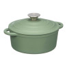 CASSERUOLA GHISA VERDE 20CM