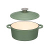 CASSERUOLA GHISA VERDE 20CM