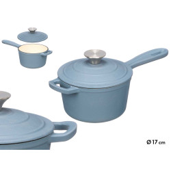CASSERUOLA GHISA BLU 34X17X10CM