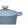 CAZO HIERRO FUNDIDO AZUL 34X17X10CM