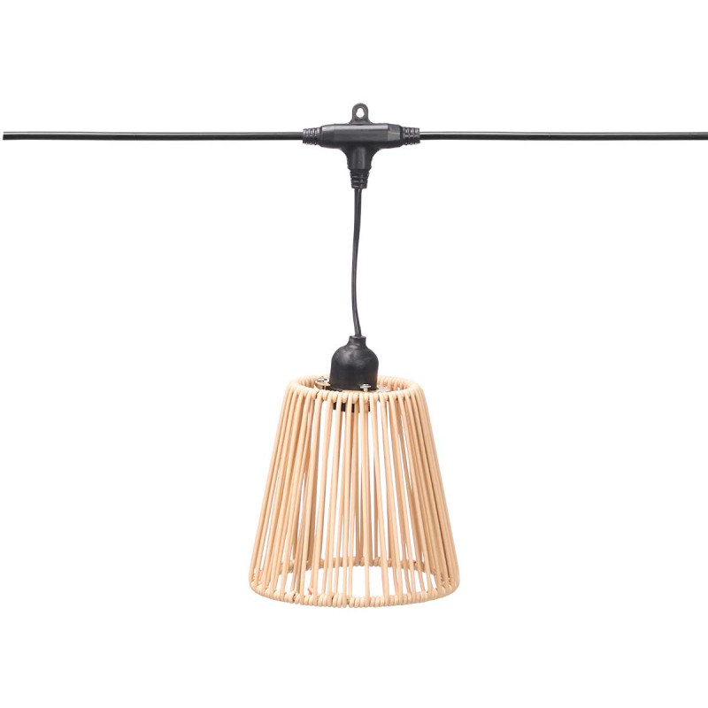LUCI A STRINGA LED DA ESTERNO 8 LANTERNE CILINDRIC