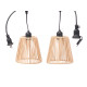 LUCI A STRINGA LED DA ESTERNO 8 LANTERNE CILINDRIC