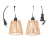 LUZES LED EXTERIOR 8 LANTERNAS CILÍNDRICAS 4M