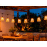 OUTDOOR LED STRING LIGHTS 8 CYLINDRICAL LANTERN 4M