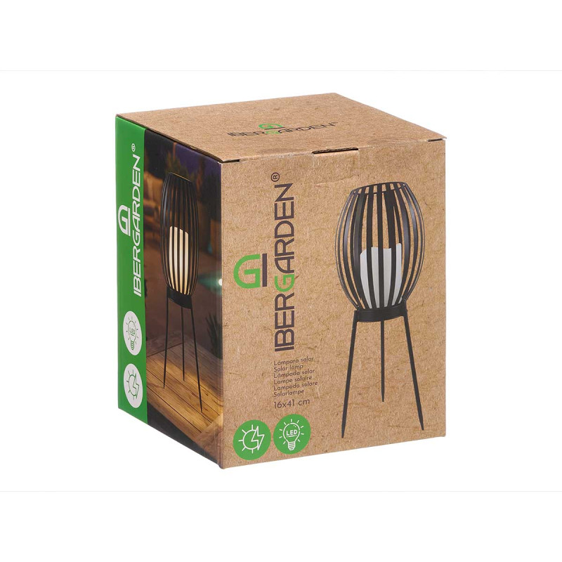 PORTE-BOUGIE BANDES LUMIÃˆRE LED SOLAIRE