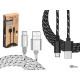 CAVO USB A C NYLON 1,2M ASSORTITO 2 COL