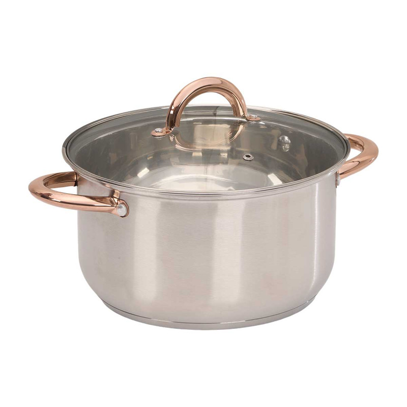 MANICI PENTOLA COLORE RAME 24CM