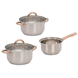 SET 5PCS PENTOLE COLORE RAME MANICI