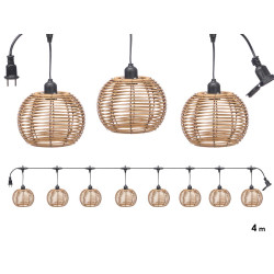 LUCI A STRINGA LED DA ESTERNO 8 LANTERNE ROTONDE 4