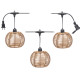 LUCI A STRINGA LED DA ESTERNO 8 LANTERNE ROTONDE 4