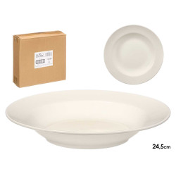 PRATO SOPA PORCELANA ASA 24,5CM