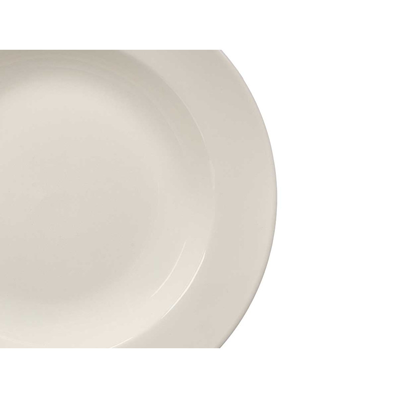 PIATTO FONDO PORCELLANA ALATO 24,5CM