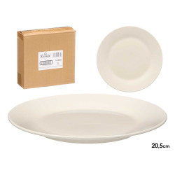 PRATO SOBREMESA PORCELANA ASA 20,5CM