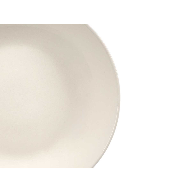ASSIETTE CREUSE PORCELAINE LISSE 20,5CM