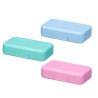 LANCHEIRA DUPLA PLASTICO SORT 3 COR