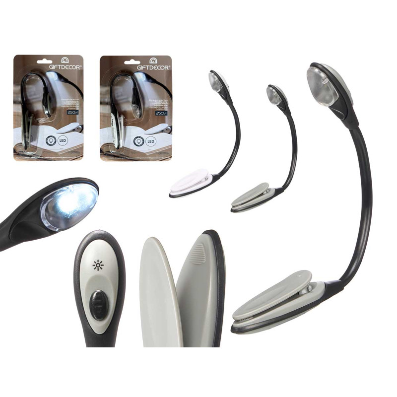 LAMPADA LEITURA LED 2 COR SORTIDAS
