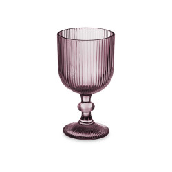 COPO AGUA 370ML ROSA RISCAS