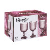 COPO AGUA 370ML ROSA RISCAS