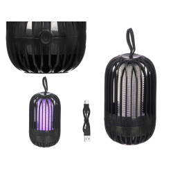 LAMPE ANTI-MOUSTIQUE OVALE NOIRE