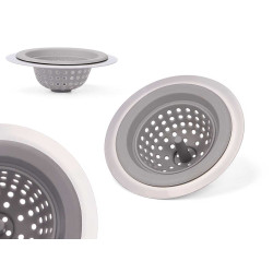 PLASTIC SINK STRAINER GRAY