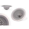 PLASTIC SINK STRAINER GRAY