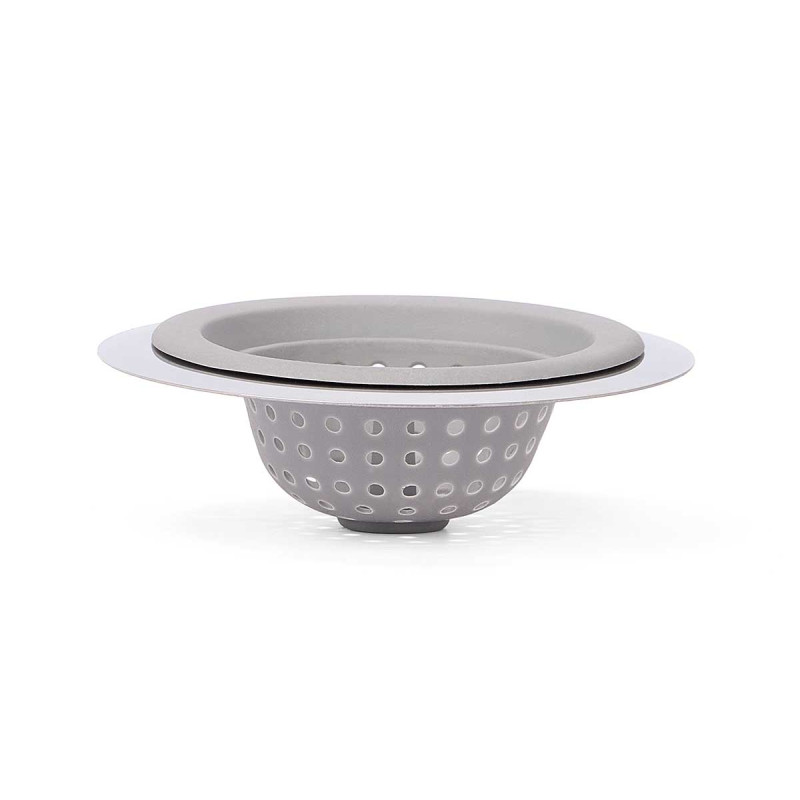 FILTRO FREGADERO PLASTICO GRIS