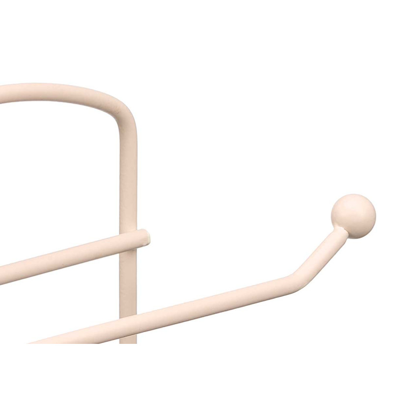 PORTASCOPINO METALLO BEIGE PORTAROTOLO MANICO BAMB