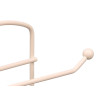 BROSSE WC PORTE-ROULEAU MÉTAL BEIGE BAMBOU