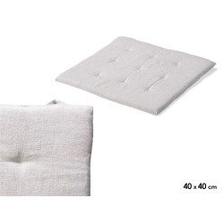 COUSSIN CHAISE GRIS CLAIR 40 X 40 CM
