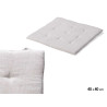 CUSCINO SEDIA GRIGIO CHIARO 40 × 40 CM