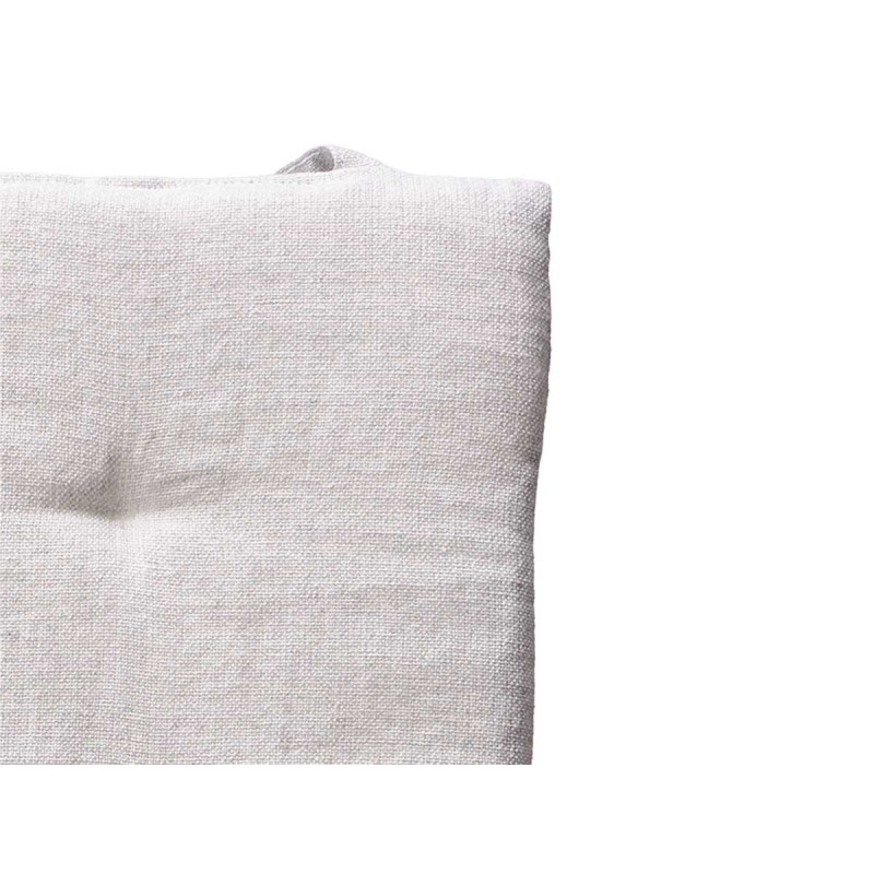 LIGHT GREY CHAIR CUSHION 40 × 40 CM
