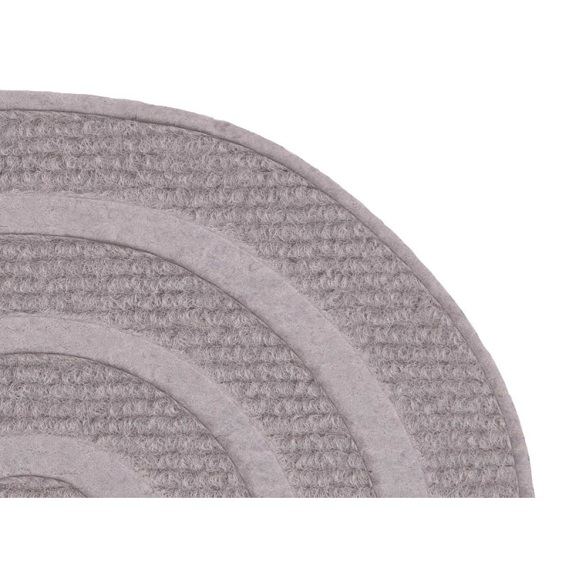 ZERBINO NODI GRIGIO 50X80CM