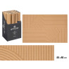 PAILLASSON RECTANGULAIRE MARRON 50X80CM