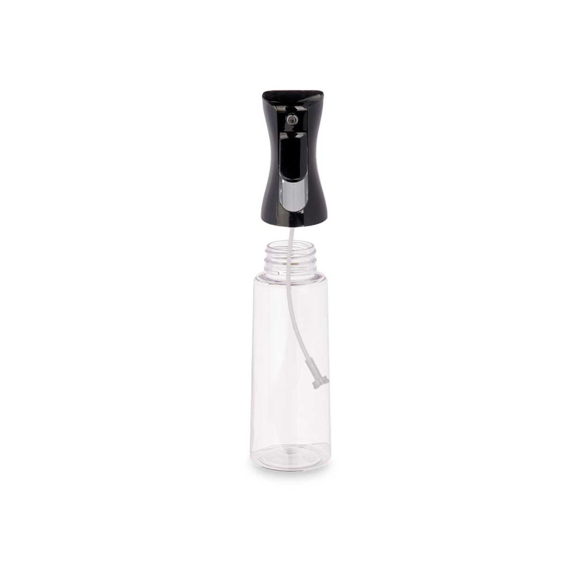 ACEITERA PULVERIZADOR VIDRIO PLASTICO NEGRA 200ML