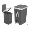 BALDE DO LIXO PEDAL CINZENTO 15L