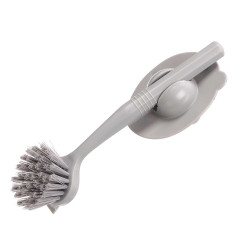 ENSEMBLE 2PCS SUPPORT BROSSE GRIS