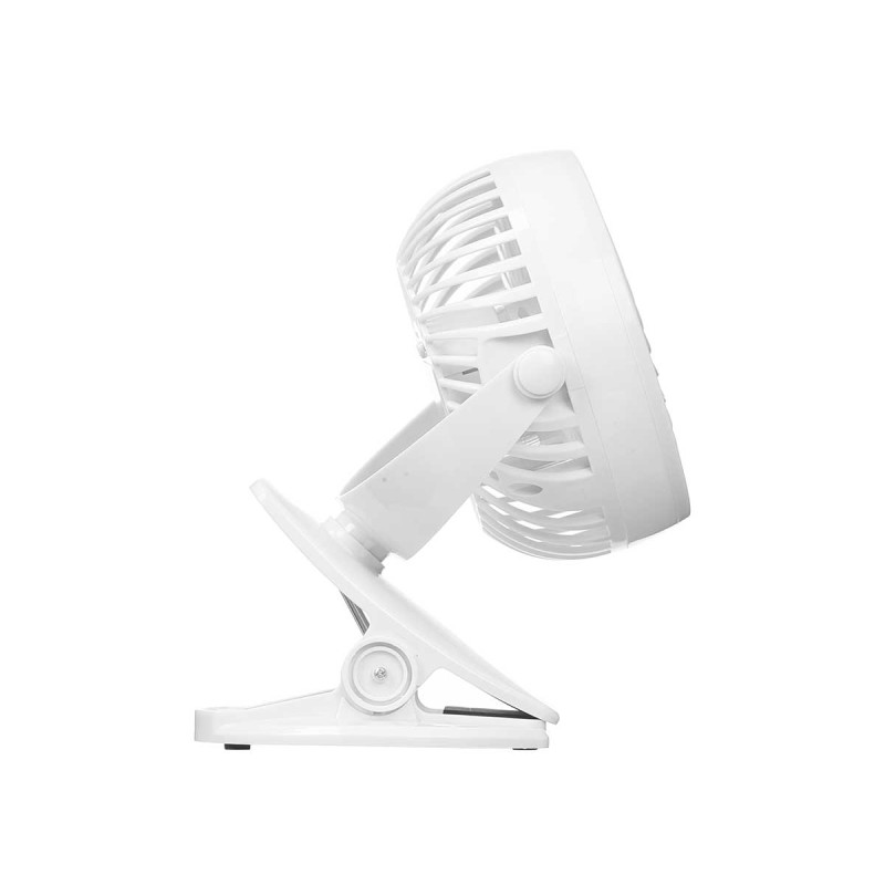 VENTILATORE DA TAVOLO MORSETTO BIANCO