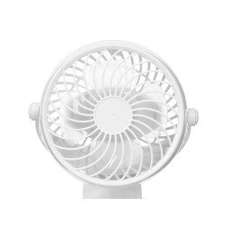 VENTILATORE DA TAVOLO MORSETTO BIANCO