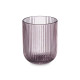 BICCHIERE BASSO 270ML STRISCE ROSA 