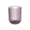 BICCHIERE BASSO 270ML STRISCE ROSA 