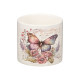 VASO CERAMICA FARFALLA FIORI
