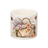 VASO CERAMICA BORSA FIORI