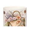 VASO CERAMICA BORSA FIORI