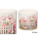 MACETA CERAMICA VALLA FLORES