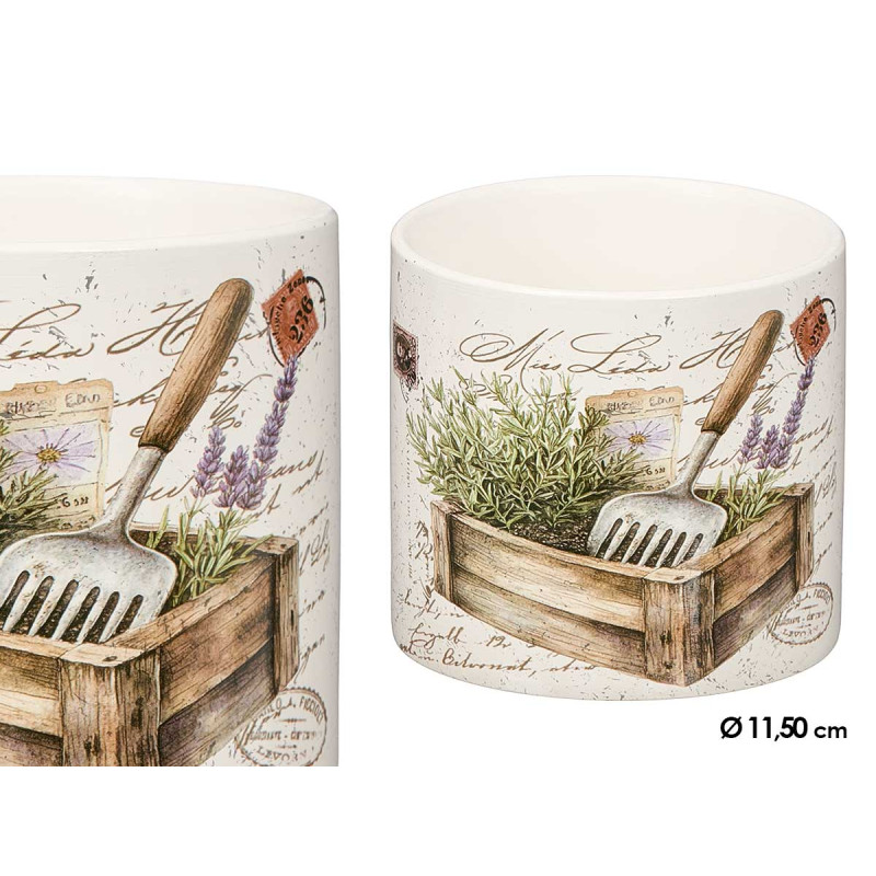VASO CERAMICA GIARDINO LAVANDA