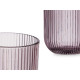 BICCHIERE BASSO 270ML STRISCE ROSA 