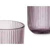 VERRE BAS 270ML ROSE RAYURES