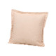 ALMOFADA FRANZIDA FECHO BEGE 40 × 40 CM