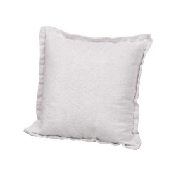 COUSSIN VOLANT FERMETURE ÉCLAIR GRIS CLAIR 40X40 C